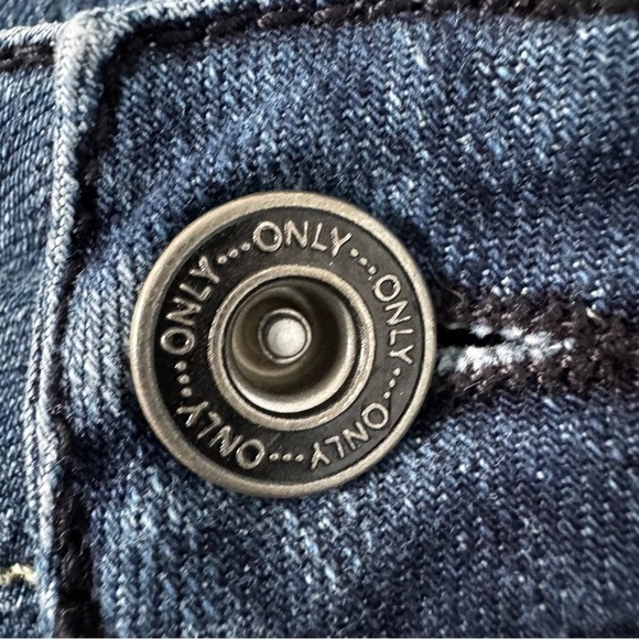 ONLY Limitless Denim Micro Mini Skirt – Dark Blue Jean Women’s Medium - Picture 5 of 5